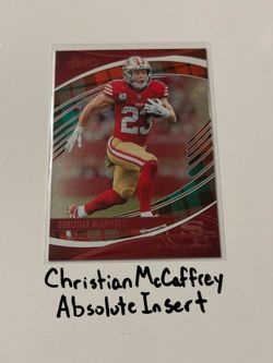 Christian McCaffrey San Francisco 49ers All-Pro RB Absolute Short Print Insert Card.