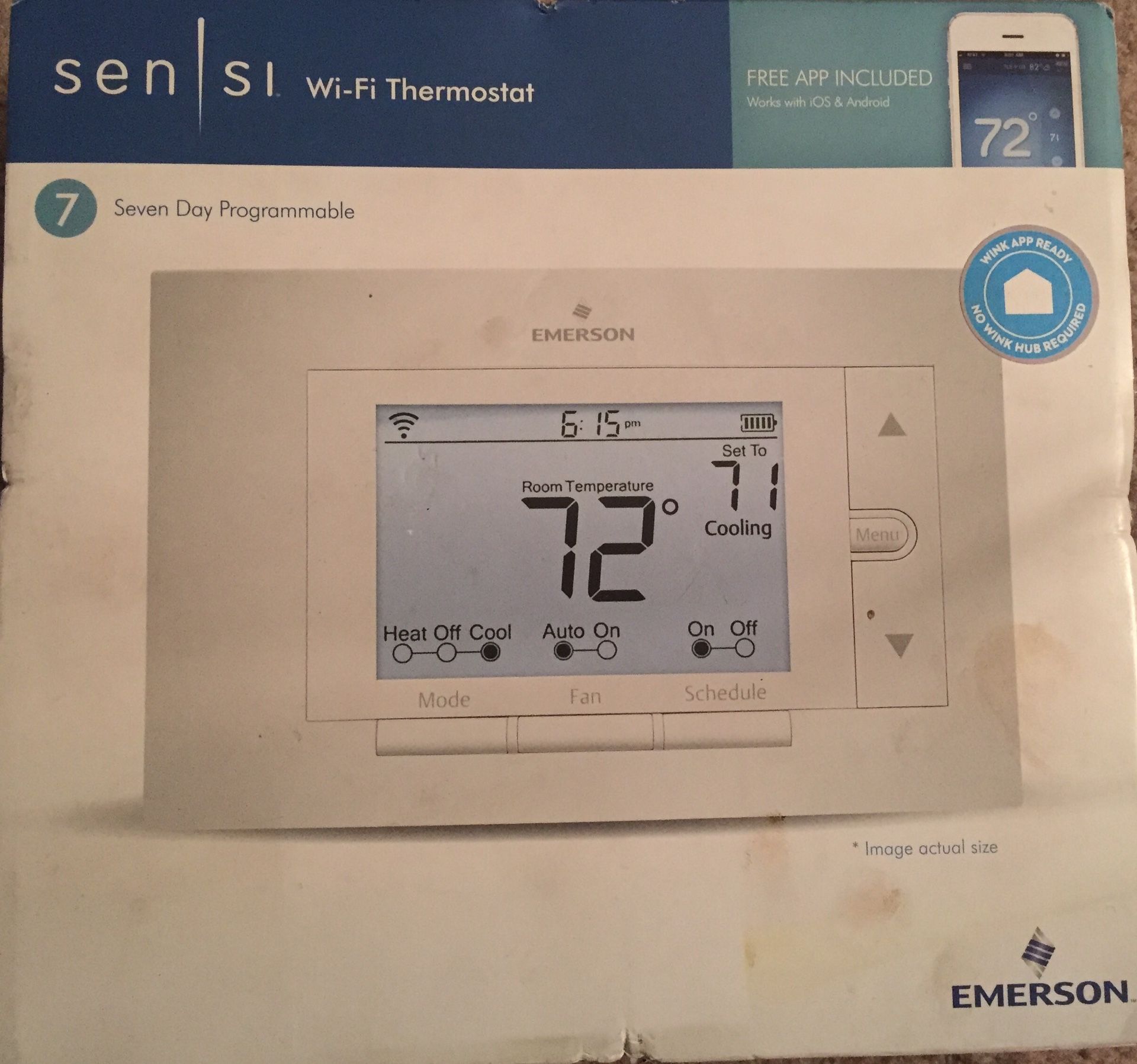 Emerson wi-fi thermostat
