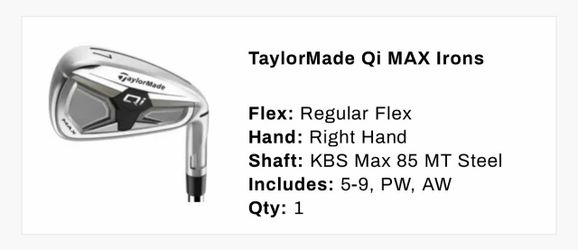 Taylor Made Qi Max Irons