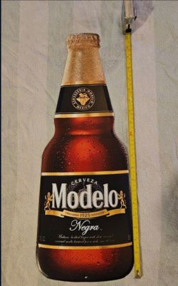 Modelo Negra Tin Sign Bottle $20 Ea Firm On Price