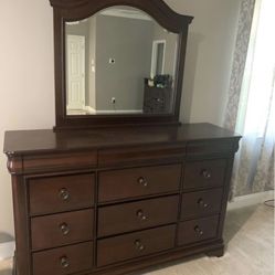 Dressing Table With Mirror ( From Ashley Furniture)