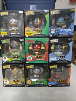 Funko Dorbz Batman Vinyl Collectibles Lot of 9