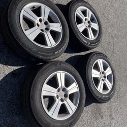 4 — 205/65r16 5x100 5x3.94 Stock Subaru Crosstrek Outback Forester Toyota Matrix  Wheels Rims Good 90% Treads 2024 DOT Tires!!!!!!!!