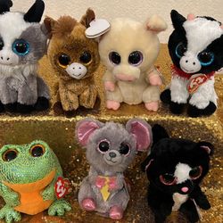 Farm Animal Beanie Boos Bundle