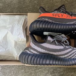 Yeezy 350 Adidas V2 Carbon Belugas   Sz 12  Brand new 
