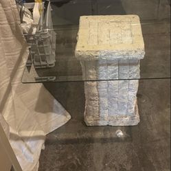 Glass End Tables 