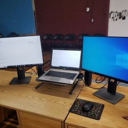 DUO DELL U2417H 24' WIDE SCREEN MONITORS (INV. DP1002)

