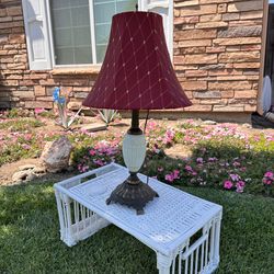 Tulare Brass Base Vintage Lamp