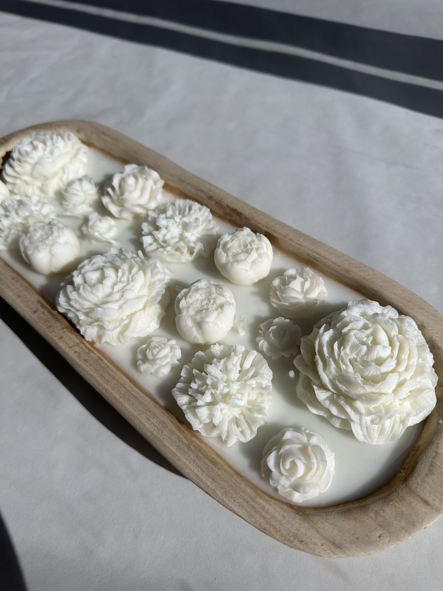 Candle Flower Bouquet Gift Home Decor