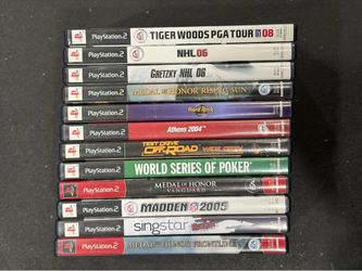 PlayStation game lot for ps2