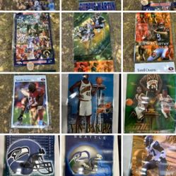 VINTAGE POSTERS NFL NBA UFC MLB NHL