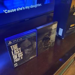 “55” TV And PS4 PRO Like New Sold Together 