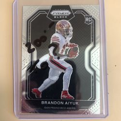 Brandon Aiyuk # Pb14  Prizm Black 