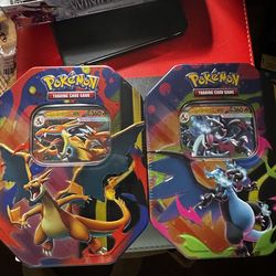 Pokemon Mega Charizard X Y Tin Phantasmal Flames