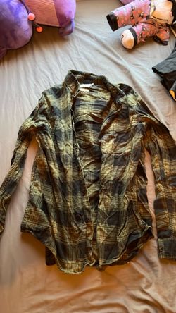 Women’s Green and Black Fannel