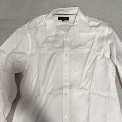 Banana Republic White Long Sleeves Shirt