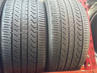 2 used tires 255/35r19  Yokohama 🤑free installation and balance ‼️👌