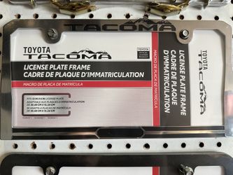 Toyota Tacoma License Plate Frame