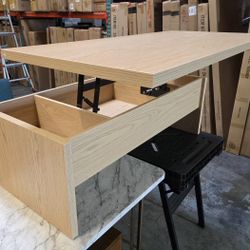 Poplar Finish Lift Coffee Table 