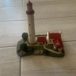 Vintage 1999 Harbour Lights Cove Island Ontario Miniature Lighthouse