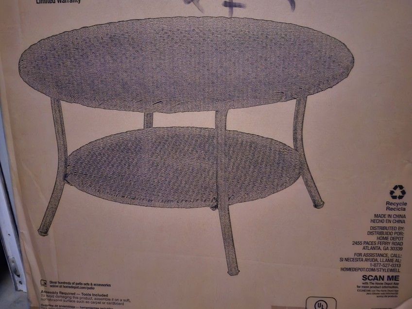 Woven Coffee Table