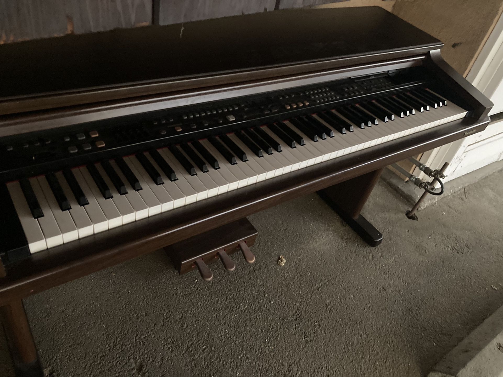 Electric Piano Technics + Chair and Stand for Sight Reading At for Sale