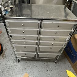 Clear 12 Drawer Rolling Craft Cart by Simply Tidy