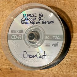 Sega Dreamcast Back Up Games On Discs (Read Description For The Titles)