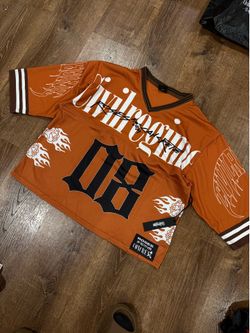 Civil Regime orange & black jersey size Large