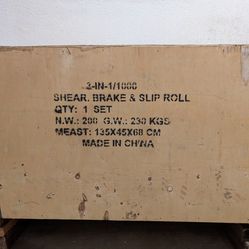 3 in 1 Sheet Metal Tool, New In Crate