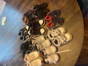 Lot of Kids Sneakers Nike Jordan Mixed Sizes