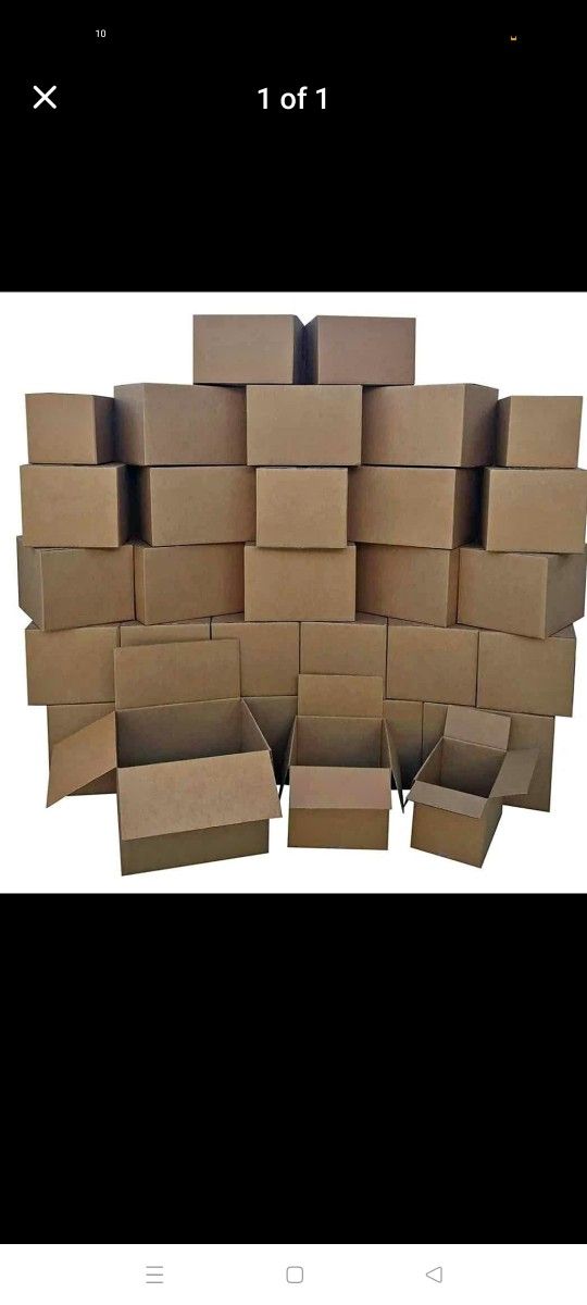 Assorted Moving Boxes Med/ Large $20 Minimum