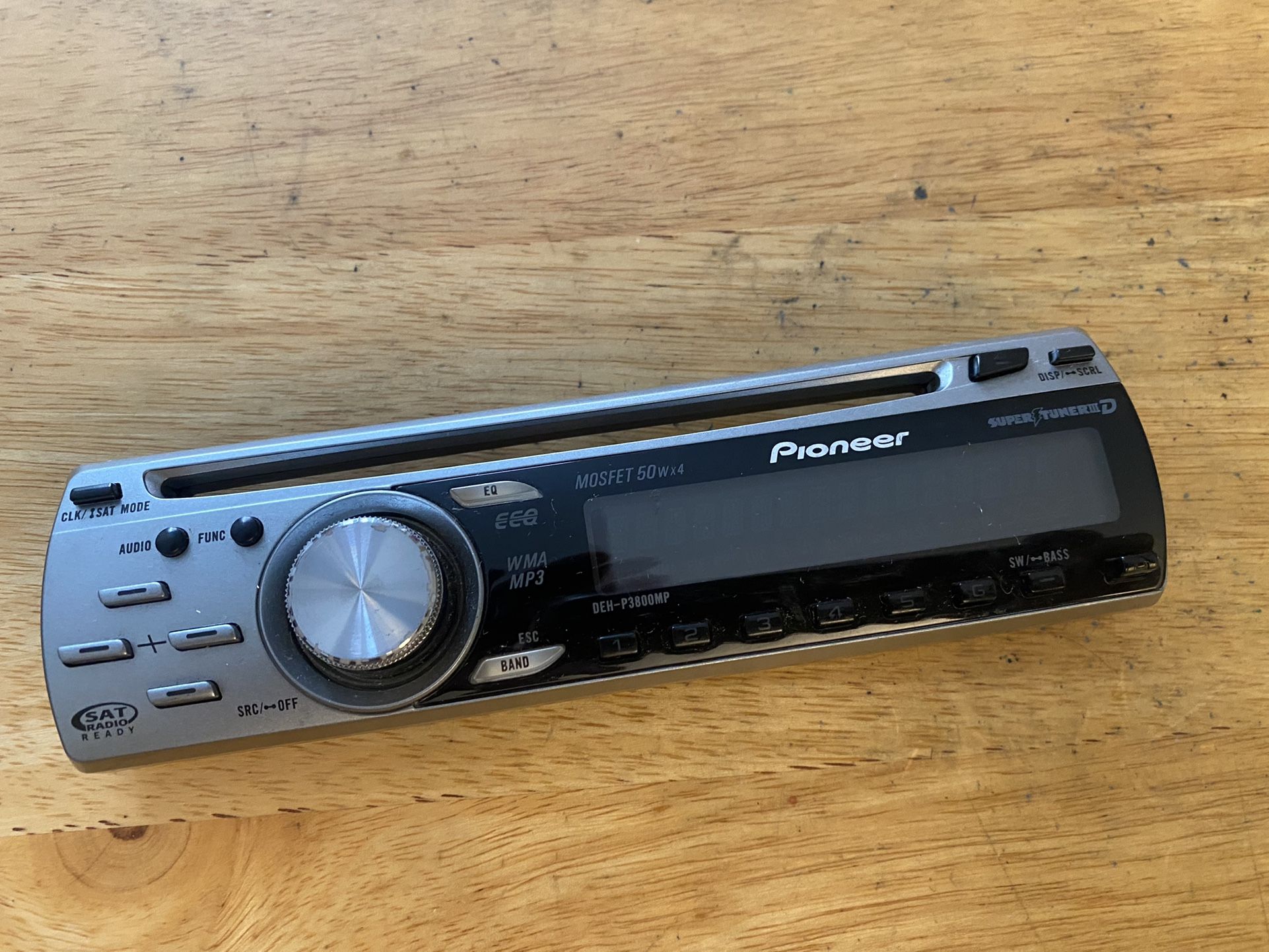 Pioneer Supertuner Stereo Faceplate
