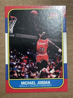 1986 Fleer Michael Jordan Rookie Card #23