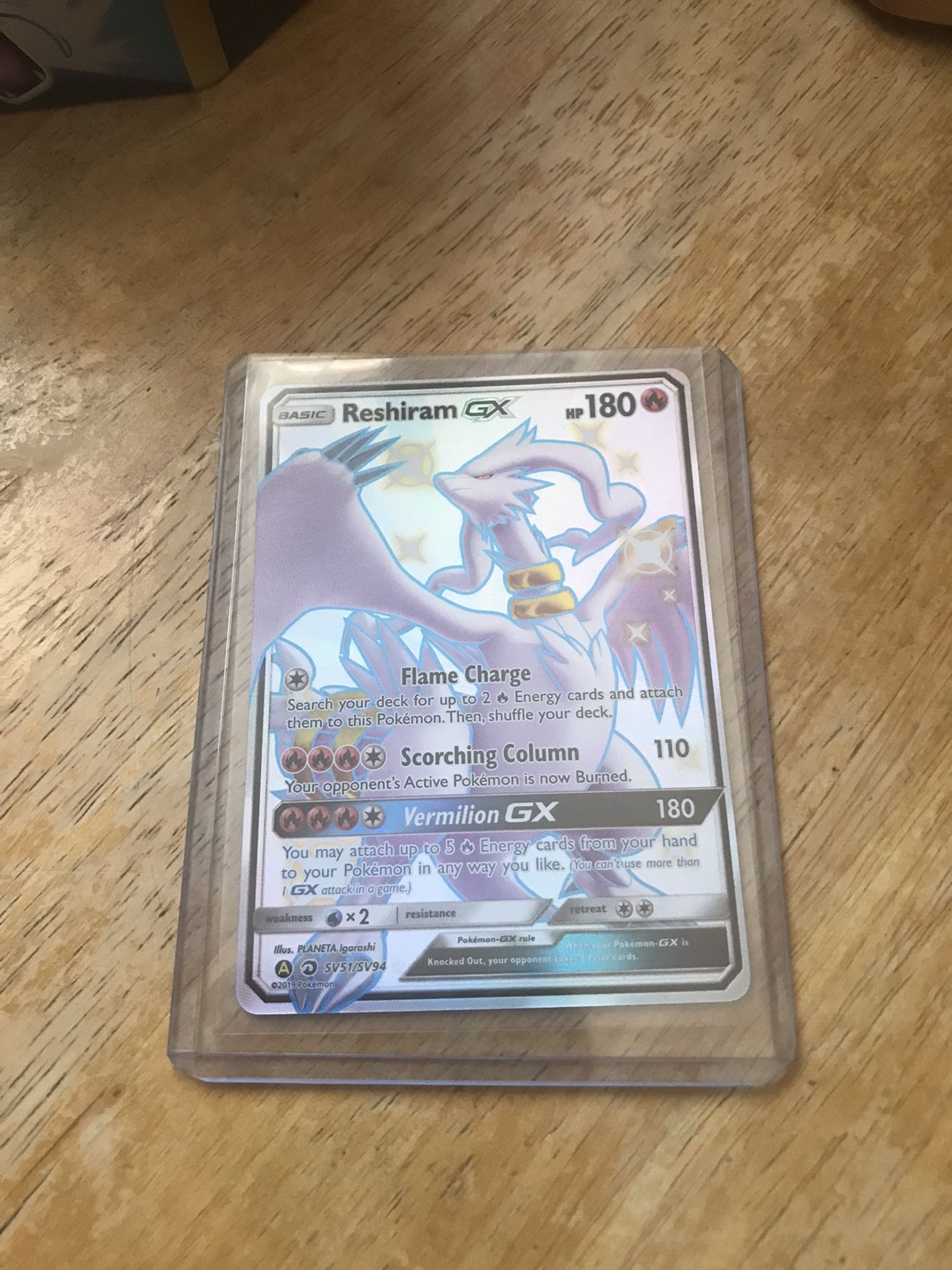 Pokémon Reshiram GX SV51/SV94 Hidden Fates Shiny Metal Gold Card Rare for  Sale in Brooklyn, NY - OfferUp