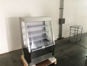 NSF 36 ins Uber Eats Doordash Open Refrigerator Display CF-390S