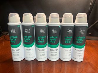 $6 each Dove Men+Care Whole Body Deo Spray