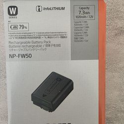 Sony NP-FW50 Rechargeable Battery Pack NEW In Package 