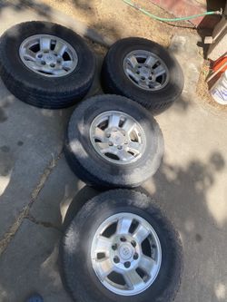 Stock 3rd gen 4 runner wheels with A/T tires