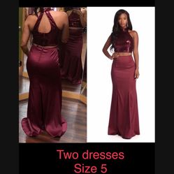 Burgundy Dresses