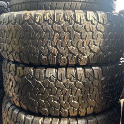 Set Of Tires (4) LT37x12.50-17 BfGoodrich All Terrain KO2