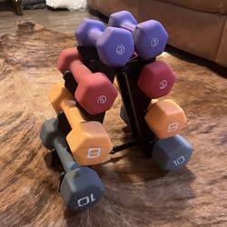 Dumbbell Set With Stand