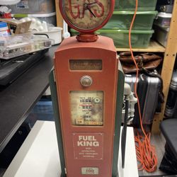 Nostalgic Gas ⛽️ Pump Cabinet And Clock