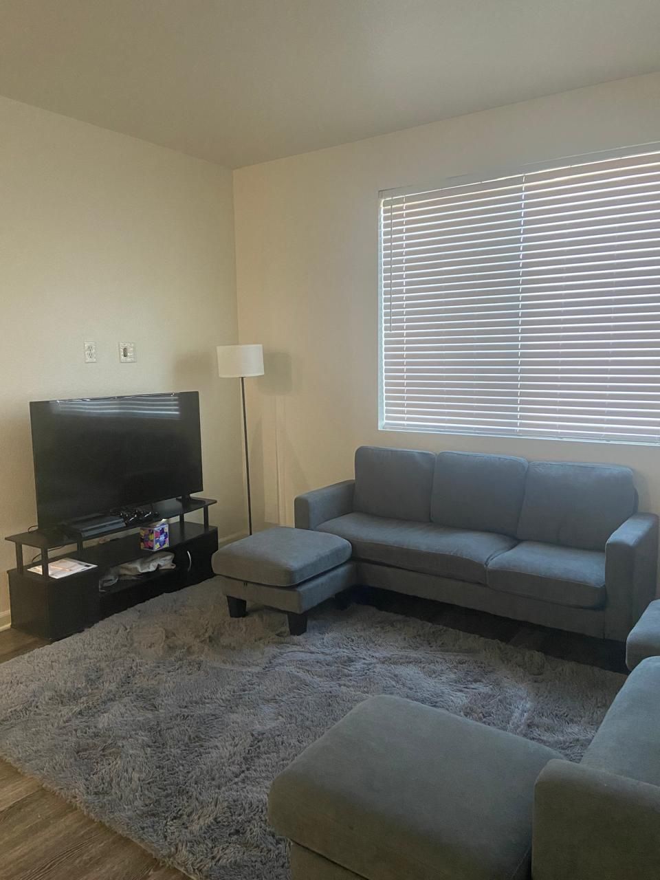 🛋️ 2-Piece Sectional Sofa Set – Great Condition – Dark Gray – $270