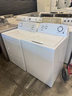 Used Amana Gas Dryer and Washer Top Load