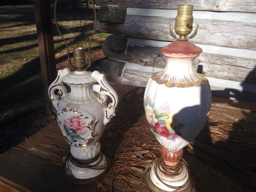 Two Antique Lamps