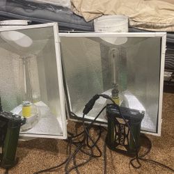 2 1000 Galaxy Amps With Hoods And Good Bulbs 