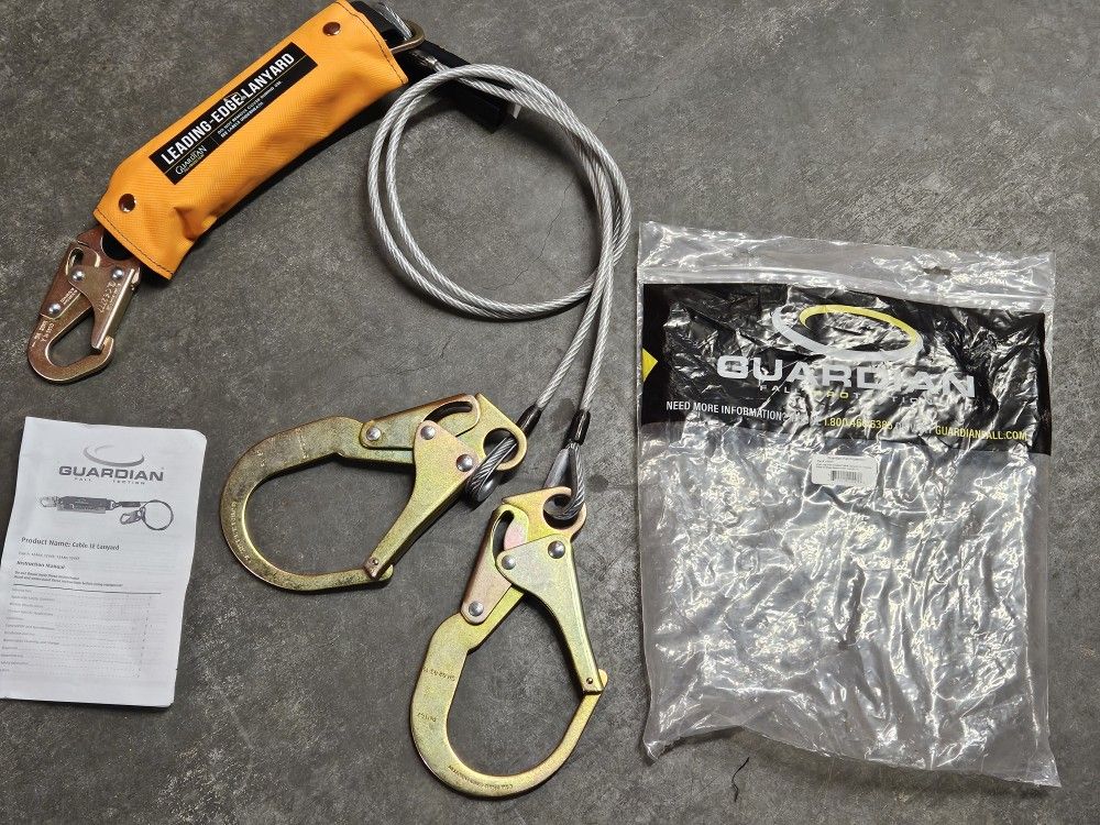 Guardian 12447 Double Leg Leading-edge-capable Cable Lanyard