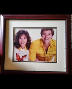 Autographed Portrait of  ' The Carpenters '
