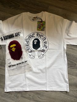 White bape shirt